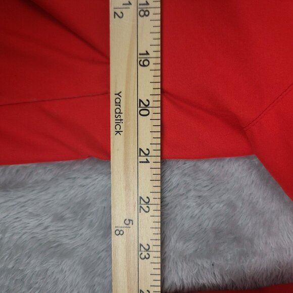 Vintage Nike Womens L 12/14 Red Track Jacket Light Weight‎ Zip Up Fitness Gym - Picture 4 of 6